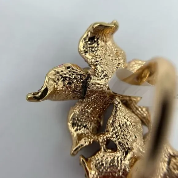 NEW RHODIUM PLATED CZ PARROT RING - Picture 11 of 16